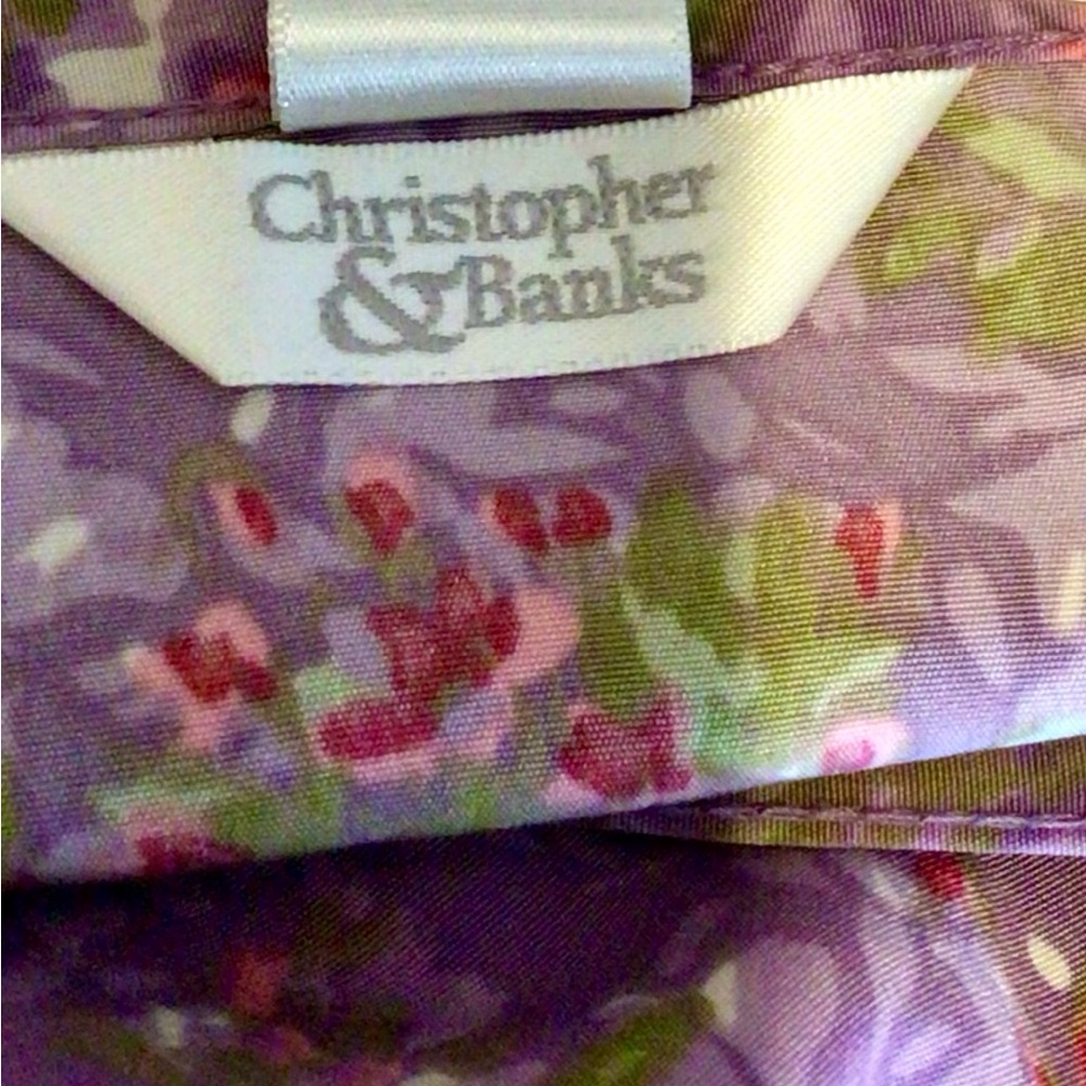 Christopher & Banks maxi floral skirt - Picture 6 of 8